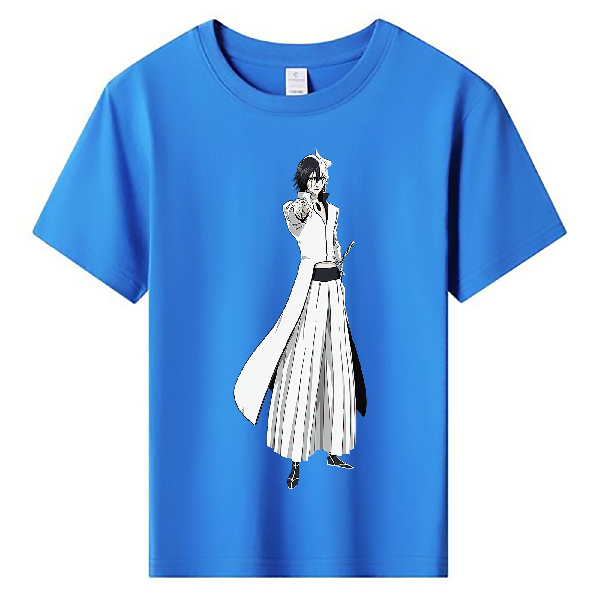 （画像用） ブリーチ ウルキオラ·シファー BLEACH Ulquiorra cifer 綿100％キッズTシャツ（フロントプリント）